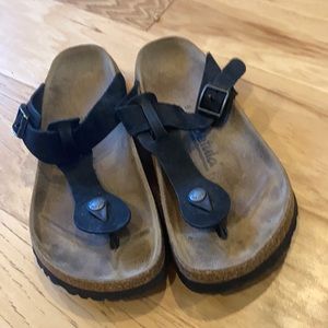 Betula Birkenstock black sandal size 39